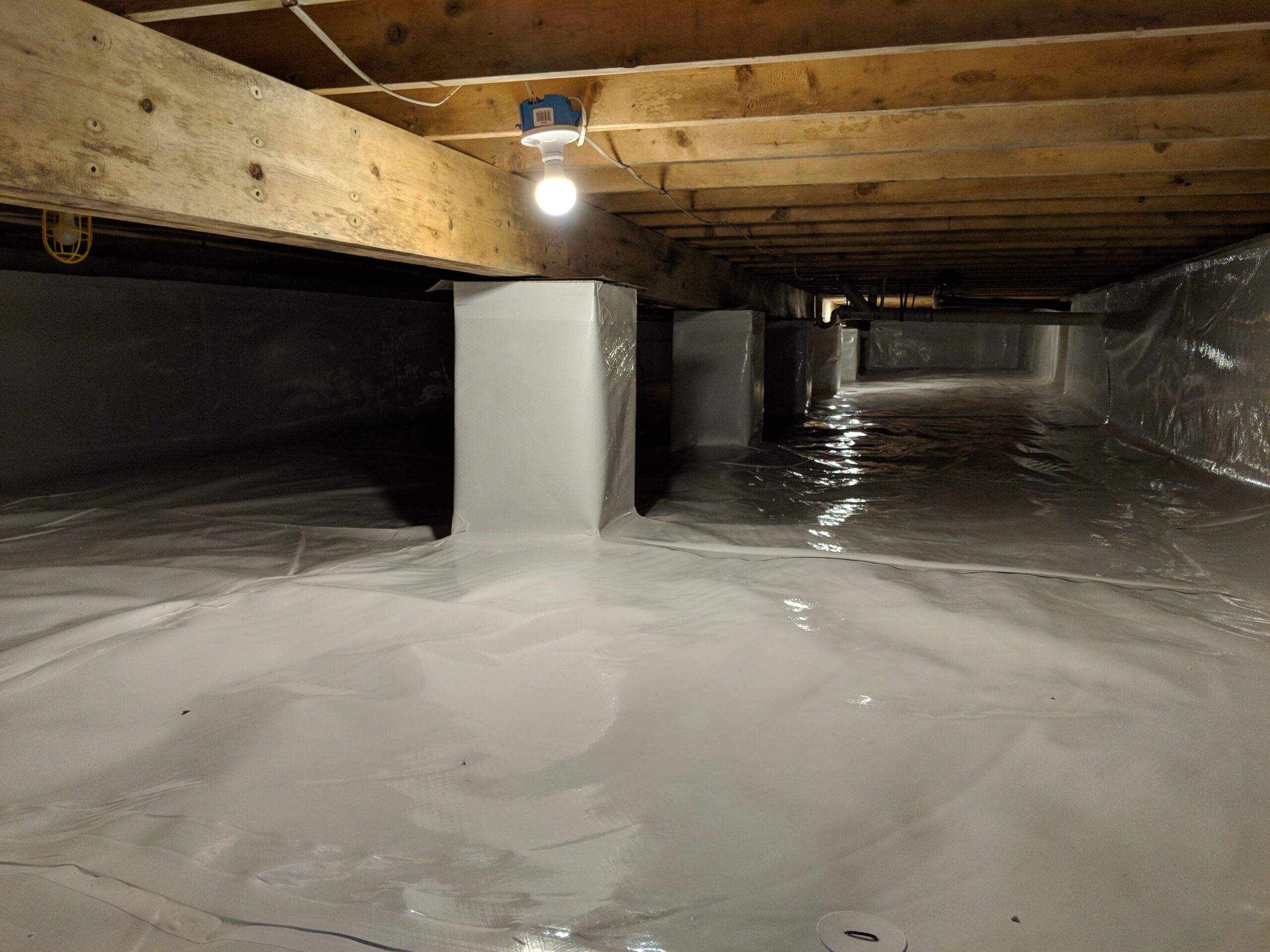 A Crawl Space After Servicing | Crawl Space Contractor Delmarva