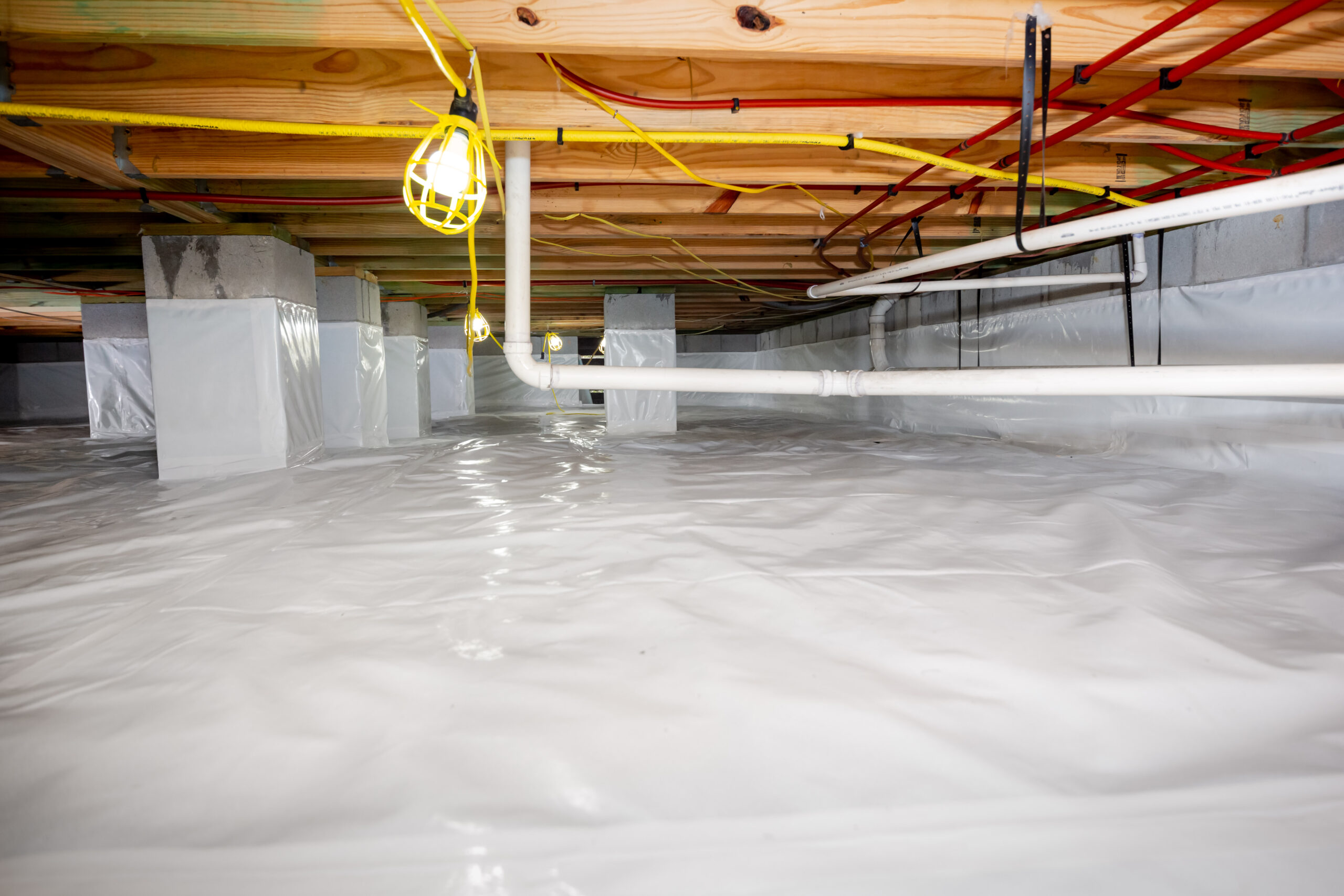 A Tidy Crawl Space After Servicing | Crawl Space Contractor Delmarva